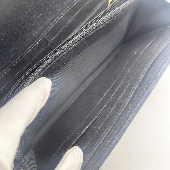 Authentic CHANEL CC Wild Stitch Lambskin Wallet on Chain Shoulder Crossbody - Picture 11 of 14